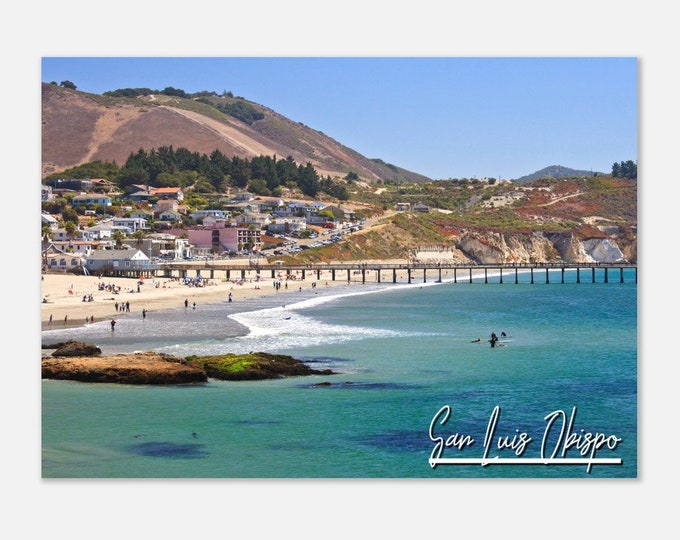 San Luis Obispo Poster Print Wall Art | San Luis Obispo California Home Decor | San Luis Obispo Print | California Hangings Travel Photo