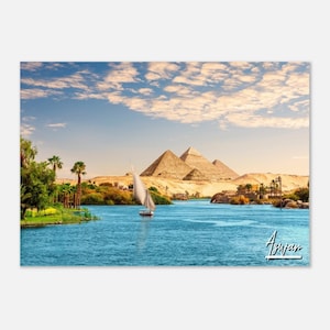 Aswan Poster Print Wall Art / Aswan Home Decor / Aswan Egypt Digital Print Collectible / Aswan Horizontal / Aswan Hangings Travel Photo