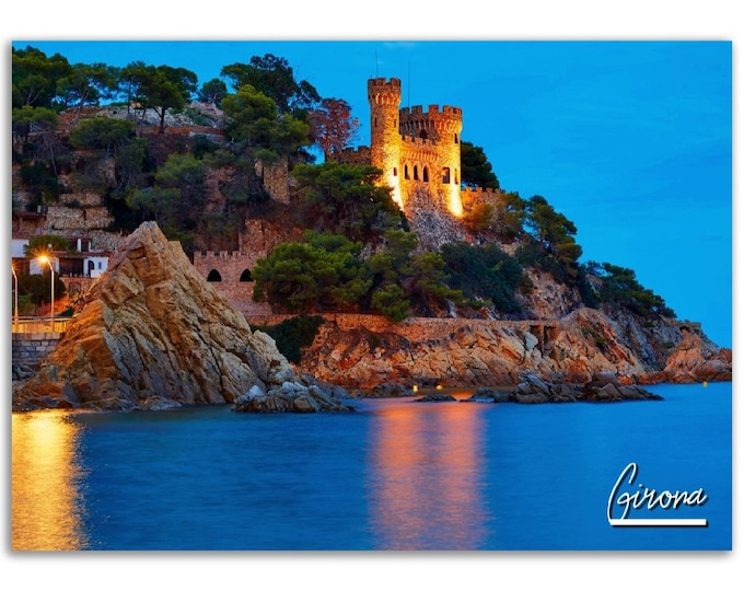 Girona Poster Print Wall Art | Girona Spain Home Decor | Girona Digital Print Collectible | Girona Horizontal | Girona Hangings Travel Photo