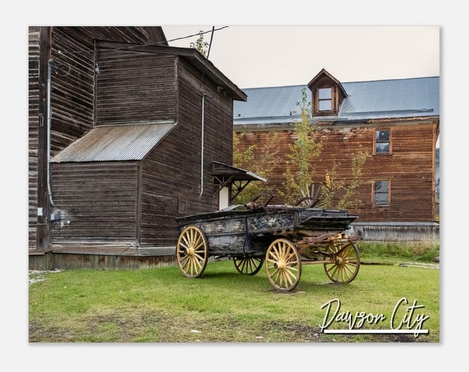 Dawson City Canada Poster Print Wall Art | Dawson City Home Decor | Dawson City Digital Print Horizontal | Dawson City Hangings Travel Photo