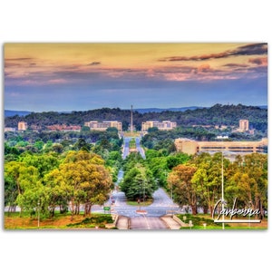 Canberra Australia Poster Print Wall Art | Canberra Home Decor Gift | Canberra Digital Print Collectible | Canberra Horizontal Travel Photo