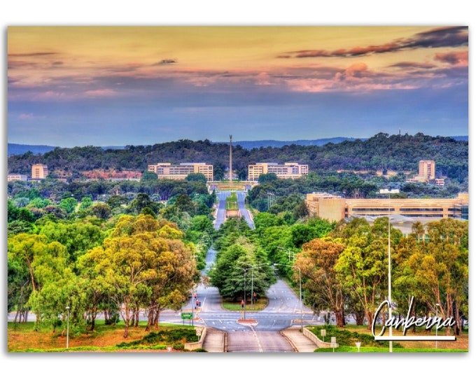 Canberra Australia Poster Print Wall Art | Canberra Home Decor Gift | Canberra Digital Print Collectible | Canberra Horizontal Travel Photo