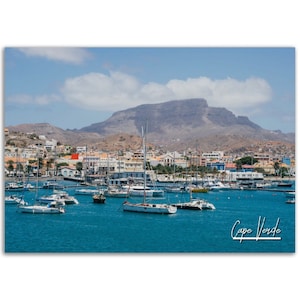 Cape Verde Poster Print Wall Art | Cape Verde Photo Home Decoration | Cape Verde Traveler Birthday Gift | Cape Verde Horizontal Photography