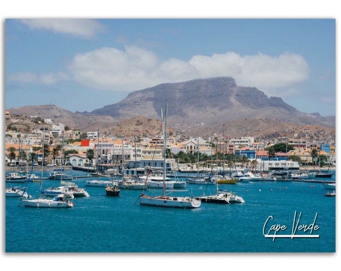 Cape Verde Poster Print Wall Art | Cape Verde Photo Home Decoration | Cape Verde Traveler Birthday Gift | Cape Verde Horizontal Photography