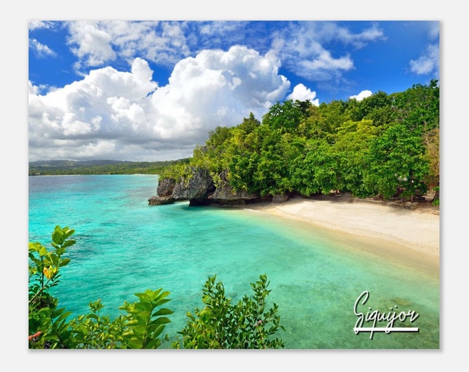 Siquijor Philippines Poster Print Wall Art | Siquijor Lagoon Home Decor | Siquijor White Sand Print | Siquijor Island Hangings Travel Photo