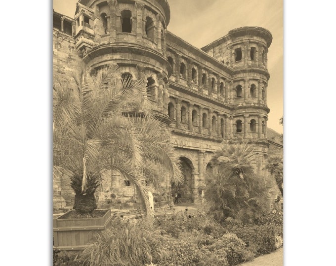 Eugene Oregon Poster Vintage Print | Retro Eugene Castle Sepia Photo Gift | Eugene Wall Art Home Decor | Vertical Eugene Travel  Souvenir