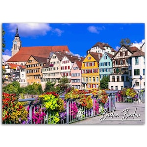 Baden-Baden Poster Germany Print Wall Art | Baden-Baden Home Decor Gift | Baden-Baden Digital Prints | Baden-Baden Horizontal Travel Photo