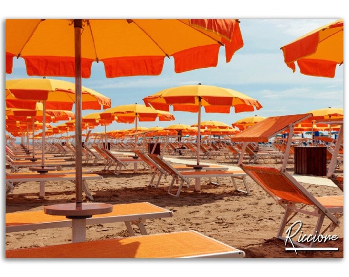 Riccione Poster Print Wall Art | Riccione Italy Home Decor Gift Hangings | Riccione Digital Print  | Riccione Horizontal Travel Photo Photo