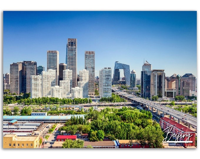 Beijing China Poster Print Wall Art | Beijing Home Decor Gift Hangings | China Digital Prints | Beijing China Horizontal Travel Photo
