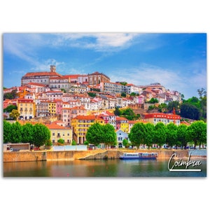 Coimbra Poster Print Wall Art | Coimbra Portugal Home Decor | Coimbra Digital Print Collectible | Coimbra Horizontal | Hangings Travel Photo