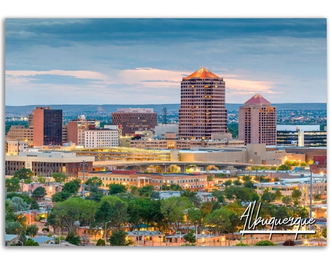 Albuquerque Poster Print Wall Art | Albuquerque Home Decor | Albuquerque Print | Albuquerque Horizontal | Albuquerque Hangings Travel Photo