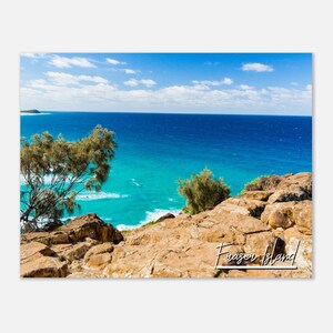 Fraser Island Australia Poster Wall Art | Fraser Island Home Decor | Fraser Island Beach Print | Fraser Island Coast | Fraser Island   Photo