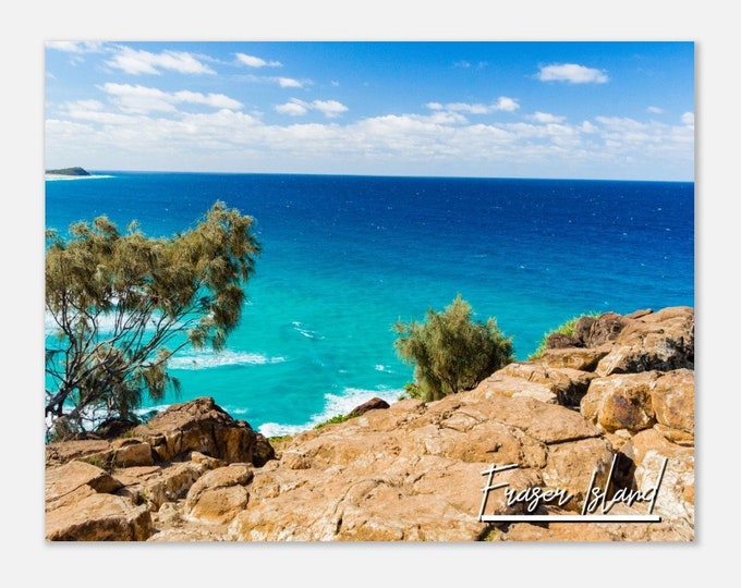 Fraser Island Australia Poster Wall Art | Fraser Island Home Decor | Fraser Island Beach Print | Fraser Island Coast | Fraser Island   Photo