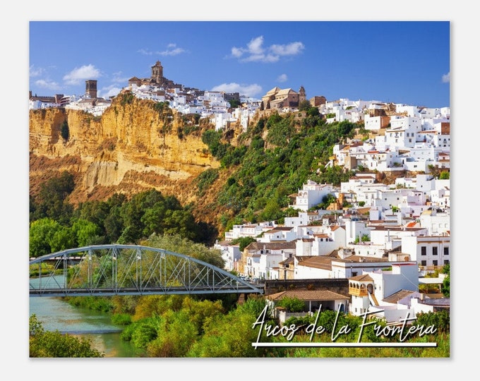 Arcos de la Frontera Spain Print Wall Art | Arcos de la Frontera Mountain  | Arcos de la Frontera Print | Arcos de la Frontera  Travel Photo