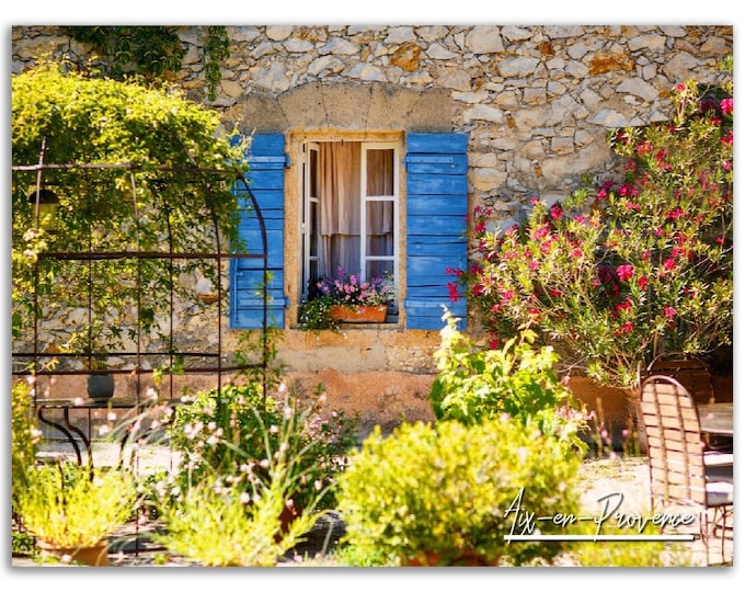 Aix-en-Provence Poster Print France Wall Art Decor | Vintage Boho Photo Home Decoration | Traveler Backpacker Gift | Horizontal Photography