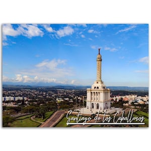 Santiago de los Caballeros  Poster Print Wall Art | Santiago de los Caballeros Home Decor | Santiago de los Caballeros Print Travel Photo |