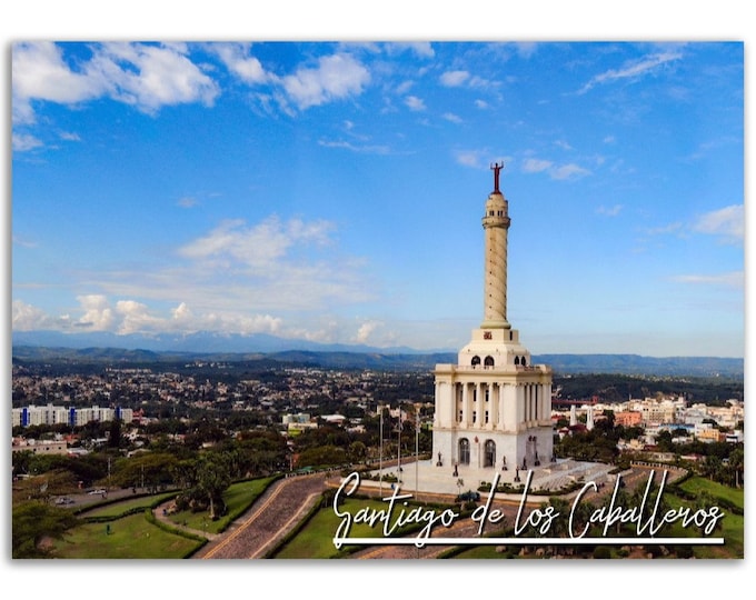 Santiago de los Caballeros  Poster Print Wall Art | Santiago de los Caballeros Home Decor | Santiago de los Caballeros Print Travel Photo |