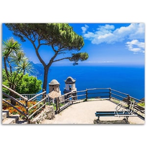 Ravello Poster Print Wall Art | Ravello Photo Home Decoration | Ravello Traveler Christmas Birthday Gift | Ravello Horizontal Photography