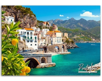 Portofino Italy Poster Print: Coastal Travel Photography
