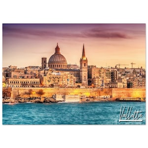 Valletta Poster Print Wall Art | Valletta Malta Home Decor | Valletta Malta Digital Print Collectible | Valletta Hangings Travel Photo