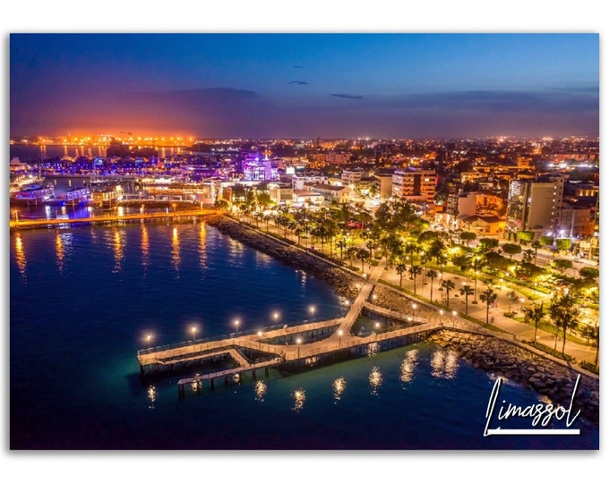 Limassol Poster Print Wall Art | Limassol Cyprus Home Decor | Limassol Digi Print Collectible | Limassol Horizontal | Hangings Travel Photo