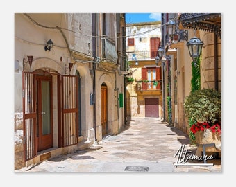 Altamura Italy Travel Poster Wall Art | Altamura Street Home Decor | Altamura Cityscape Digital Print | Altamura Horizontal | Altamura Photo