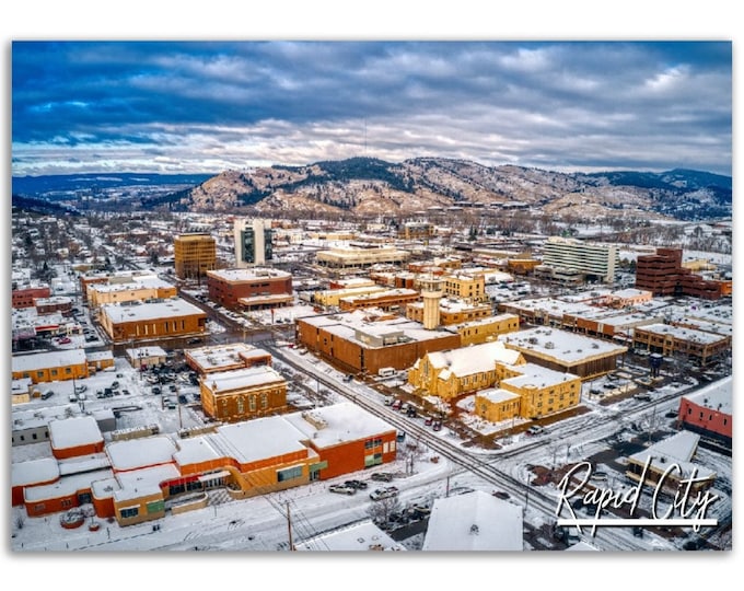 Rapid City Poster Print Wall Art | Rapid City Home Decor | Rapid City USA Print | Rapid City Horizontal | Rapid City Hangings Travel Photo