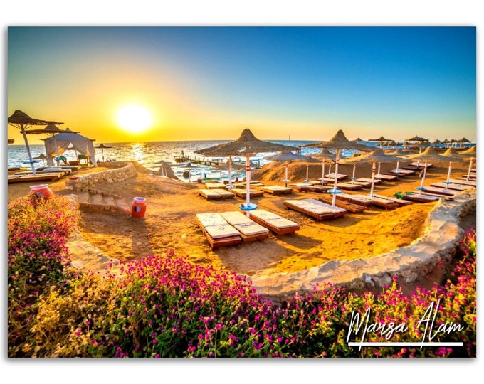 Marsa Alam Poster Print Wall Art | Marsa Alam Home Decor | Marsa Alam Print | Marsa Alam Horizontal | Marsa Alam Hanging Travel Photo