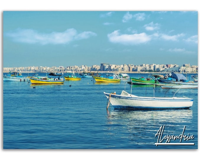 Alexandria Poster Print Wall Art | Alexandria Home Decor | Alexandria Travel Print | Alexandria Horizontal | Alexandria Hanging Travel Photo