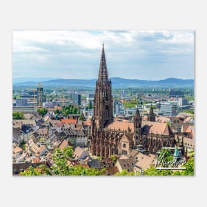 Munster Germany Poster Print Wall Art | Munster Skyline Home Decor | Munster Digital Print | Munster Church | Munster Hangings Travel Photo