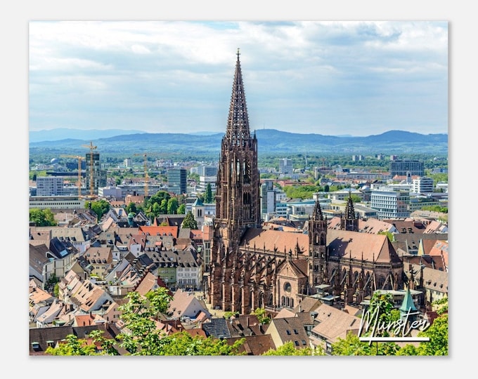 Munster Germany Poster Print Wall Art | Munster Skyline Home Decor | Munster Digital Print | Munster Church | Munster Hangings Travel Photo