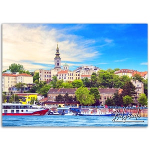 Belgrade Poster Print Wall Art | Belgrade Home Decor | Belgrade Serbia Digital Print | Belgrade Horizontal | Belgrade Hangings Travel Photo
