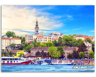 Belgrade Poster Print Wall Art | Belgrade Home Decor | Belgrade Serbia Digital Print | Belgrade Horizontal | Belgrade Hangings Travel Photo