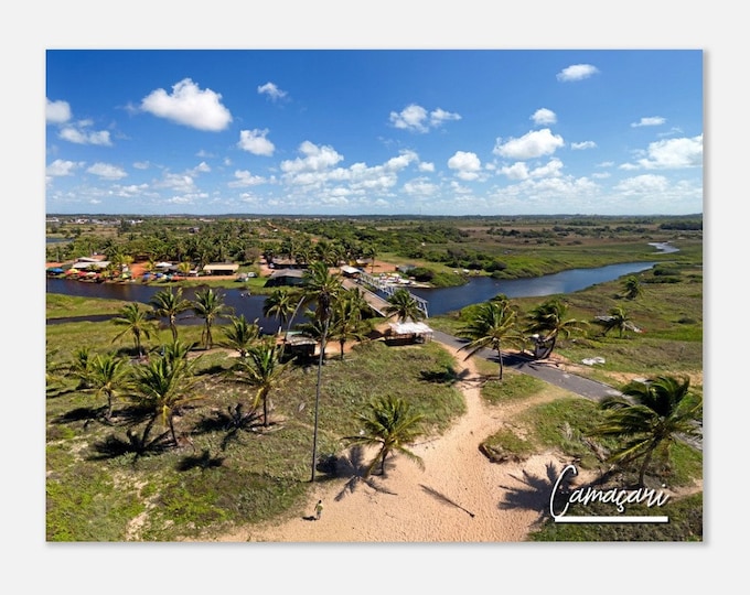 Camaçari Brazil Travel Poster Wall Art | Camaçari Capivara River Home Decor | Camaçari Digital Print | Camaçari Landscape   Hangings Photo