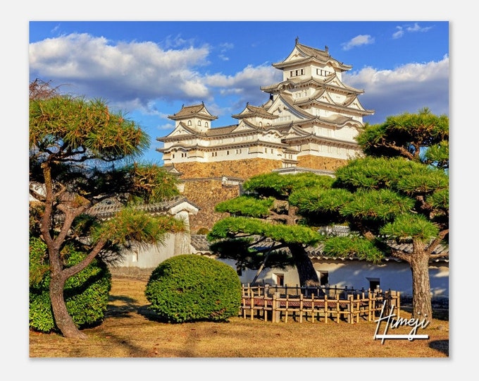 Himeji Japan Poster Wall Art | Himeji Home Decor | Himeji Digital Print | Himeji Castle | Himeji Nishi-no-Maru Gardens Travel Photo Present