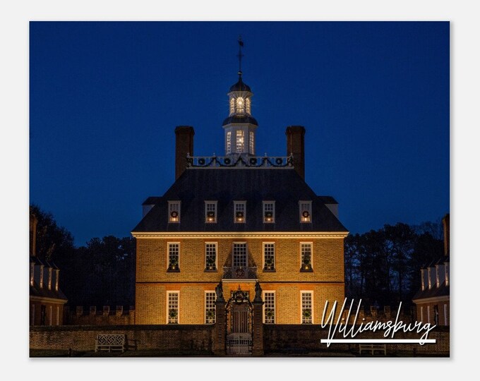Williamsburg Virginia Poster Print Wall Art | Williamsburg Home Decor | Williamsburg Print Collectible |  Williamsburg Hangings Travel Photo