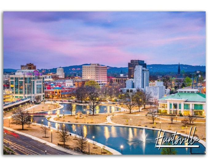 Huntsville Poster Print Wall Art | Huntsville Home Decor | Huntsville Alabama Digital Print Collectible | Huntsville Hangings Travel Photo