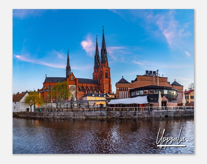 Uppsala Sweden Poster Wall Art | Uppsala Church Home Decor | Uppsala City Digital Print | Uppsala Horizontal | Uppsala Hangings Travel Photo