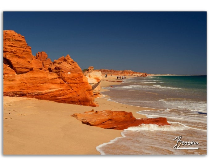 Broome Poster Print Australia Wall Art Decor | Western Australia Photo Beach Coastal Home Decoration | Travel Gift | Horizontal Photography