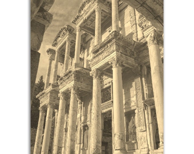 Izmir Turkey Poster Vintage Print | Retro Izmir Sepia Photo Gift | Izmir Wall Art Turkish Home Decor | Vertical Izmir Travel City Souvenir