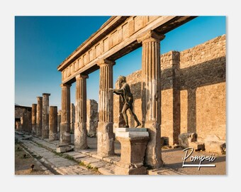 Pompeii Italy Print: Ancient City Ruins Travel Photo