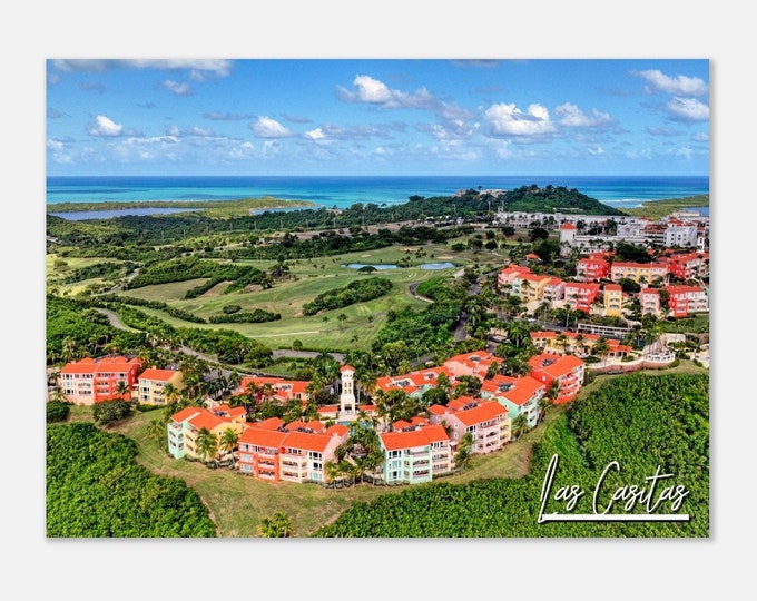 Las Casitas Puerto Rico Poster Wall Art | Las Casitas Village Home Decor | Las Casitas Print Horizontal | Las Casitas Landscape Photo Gift