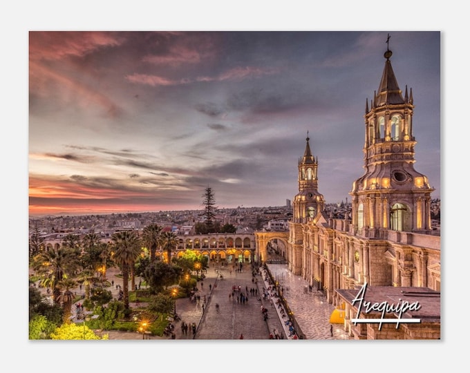 Arequipa Peru Poster Print Wall Art | Arequipa Home Decor | Arequipa Digital Print Collectible | Arequipa Hangings Travel Photo Gifts