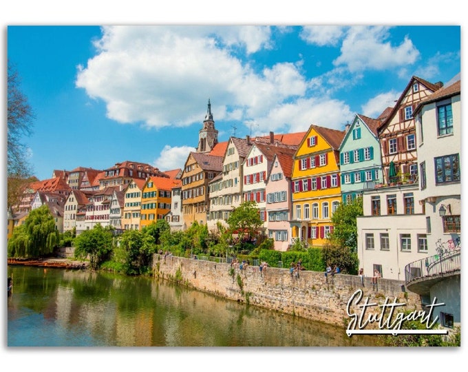 Stuttgart Poster Print Wall Art | Stuttgart Home Decor | Stuttgart Print Collectible | Stuttgart Horizontal | Stuttgart Hanging Travel Photo