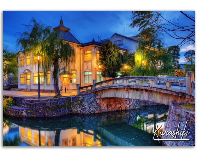 Kurashiki Japan Poster Print Wall Art | Kurashiki Home Decor Gift Hangings | Kurashiki Digital Prints Collectibles | Horizontal Travel Photo