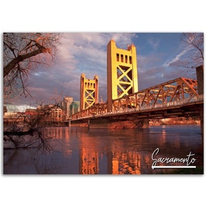 Sacramento Poster Print Wall Art | Sacramento Home Decor | Sacramento California Digital Print Collectible | Sacramento Hanging Travel Photo