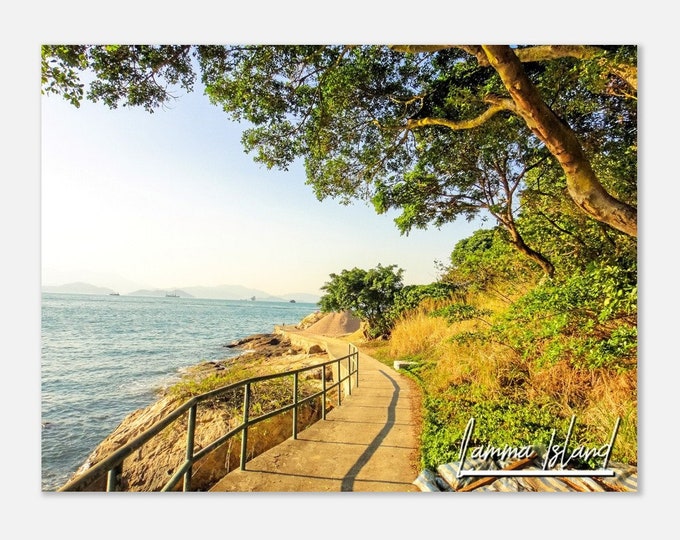 Lamma Island Hong Kong Poster Print Wall Art | Lamma Island Coast Home Decor | Lamma Island Print Horizontal | Lamma Island  Travel Photo