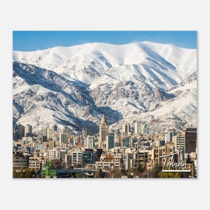 Tehran Iran Poster Print Wall Art | Tehran Home Decor | Tehran Print Collectible | Tehran Horizontal | Tehran Hangings Travel Photo Present