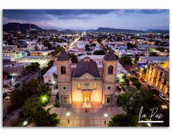 La Paz Poster Print Wall Art | La Paz Mexico Home Decor Gift Hangings | La Paz Digital Prints Collectibles | La Paz Horizontal Travel Photo