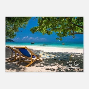 Koh Lipe Thailand Poster Wall Art | Koh Lipe Home Decor Tropical Island | Koh Lipe Sunrise Beach | Koh Lipe Hangings Travel Photo